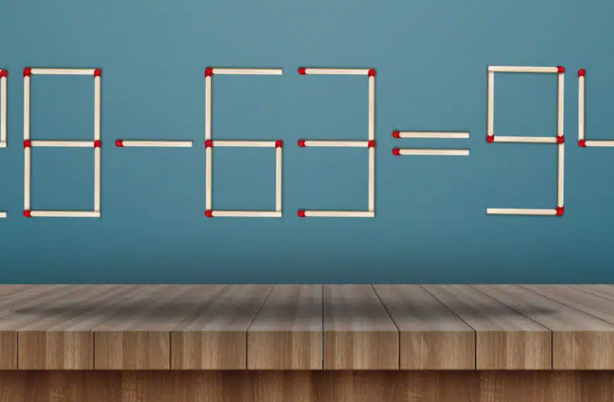 Indovinello matematico: puoi dimostrare il tuo genio spostando solo 2 fiammiferi in meno di 15 secondi?