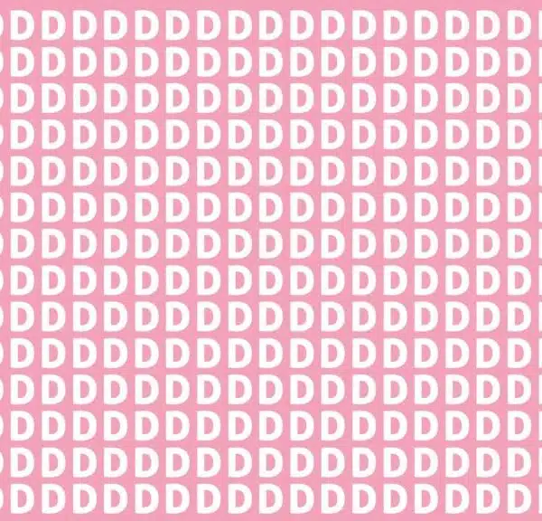 Sfida visiva: riesci a individuare la lettera D più strana in meno di 8 secondi? Mettete alla prova la vostra capacità di osservazione e la vostra velocità!