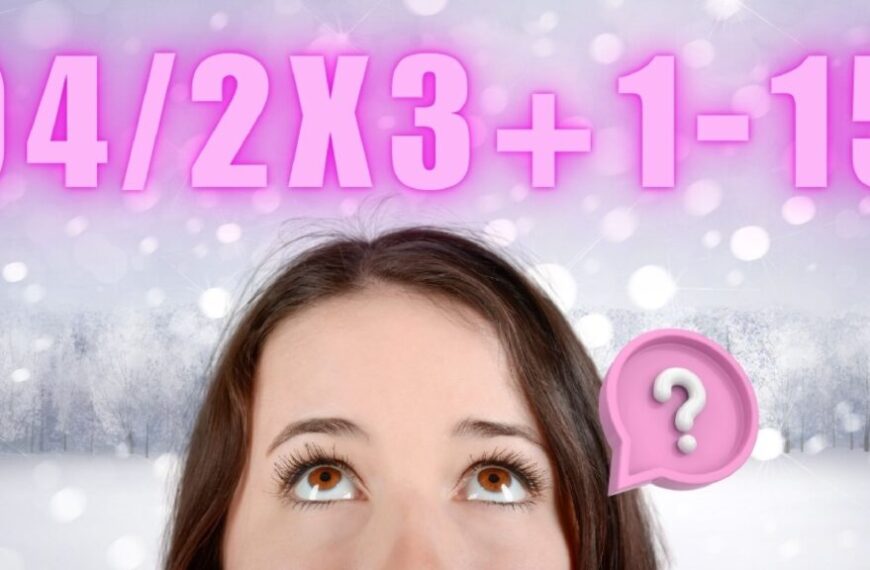 Sfida matematica: mettete alla prova il vostro QI con questa rapida equazione: riuscite a farla in meno di 6 secondi?