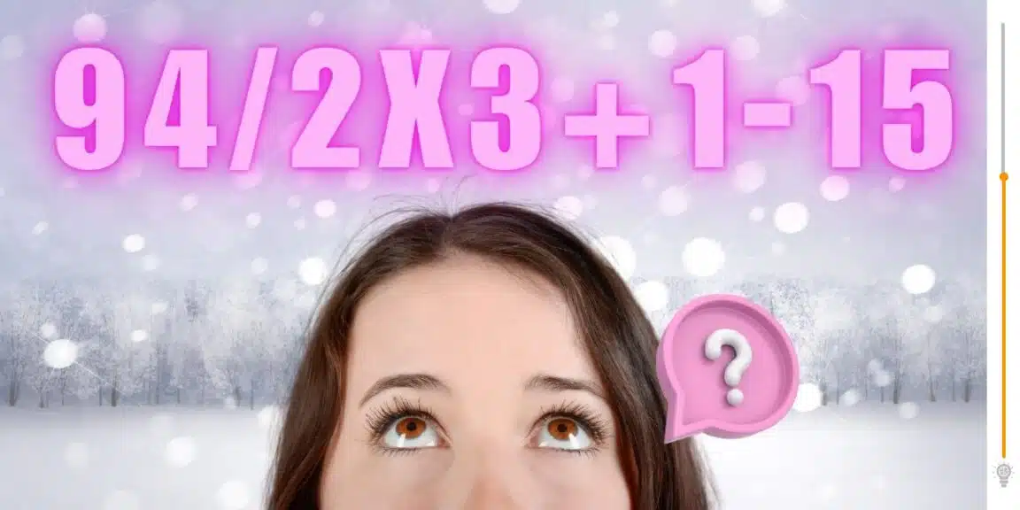 Sfida matematica: mettete alla prova il vostro QI con questa rapida equazione: riuscite a farla in meno di 6 secondi?