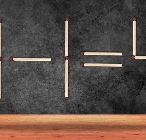 Indovinello matematico: metti alla prova il tuo genio spostando 1 solo fiammifero in meno di 8 secondi!