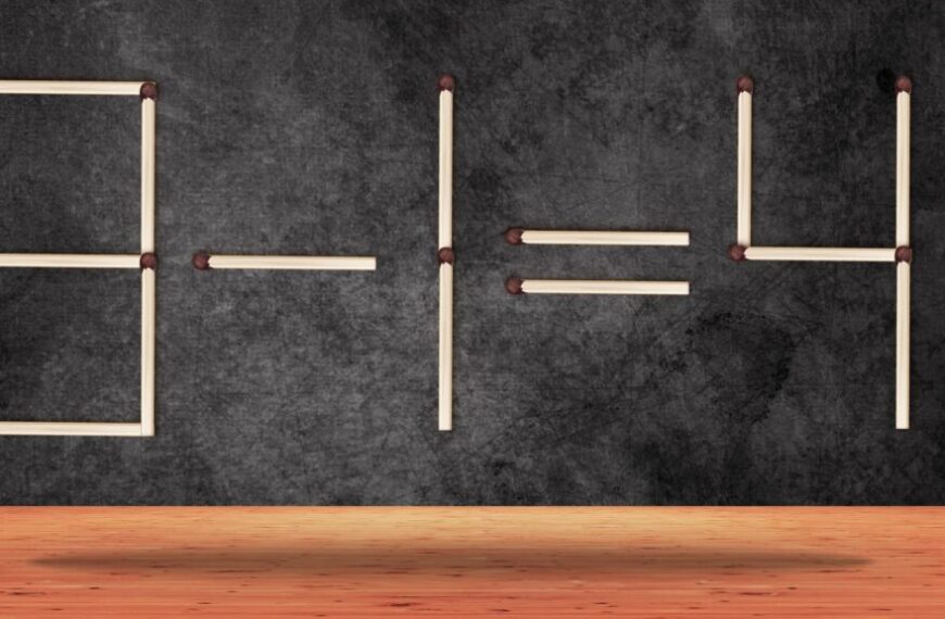 Indovinello matematico: metti alla prova il tuo genio spostando 1 solo fiammifero in meno di 8 secondi!