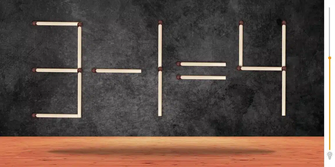 Indovinello matematico: metti alla prova il tuo genio spostando 1 solo fiammifero in meno di 8 secondi!