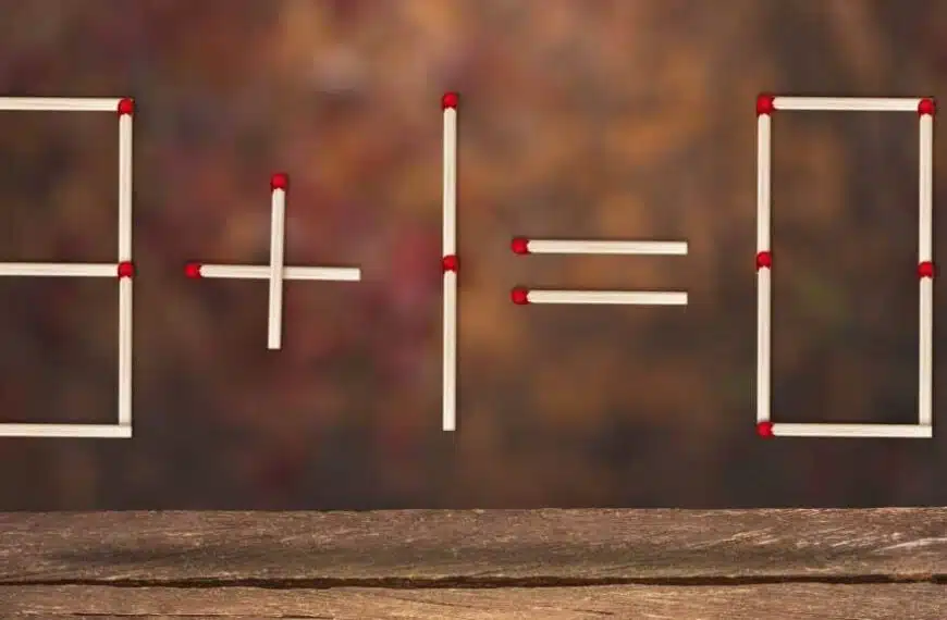 Puzzle matematico: dimostra il tuo genio spostando solo 1 fiammifero per risolvere questo puzzle in meno di 15 secondi!
