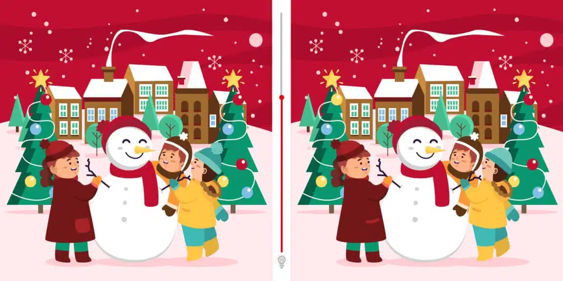 Sfida visiva: riuscite a individuare le 3 differenze nascoste in questa immagine invernale? Raccogliete la sfida in meno di 5 secondi e mettete alla prova la vostra capacità di osservazione.