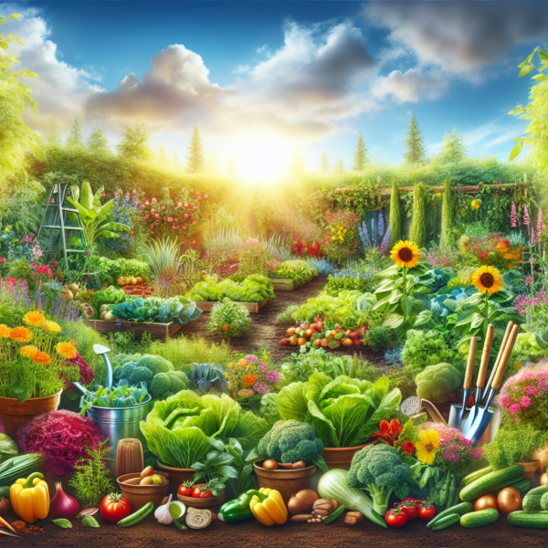 Come trasformare il vostro giardino in un orto fiorente?