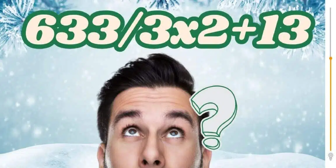 Sfida matematica: metti alla prova il tuo QI con questa equazione veloce in meno di 8 secondi. Sei all’altezza della sfida?