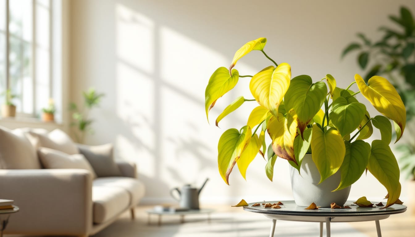 scopri perché le foglie del tuo pothos ingialliscono e quali sono le cause principali. esplora soluzioni efficaci per riportare alla salute la tua pianta e mantenerla rigogliosa.