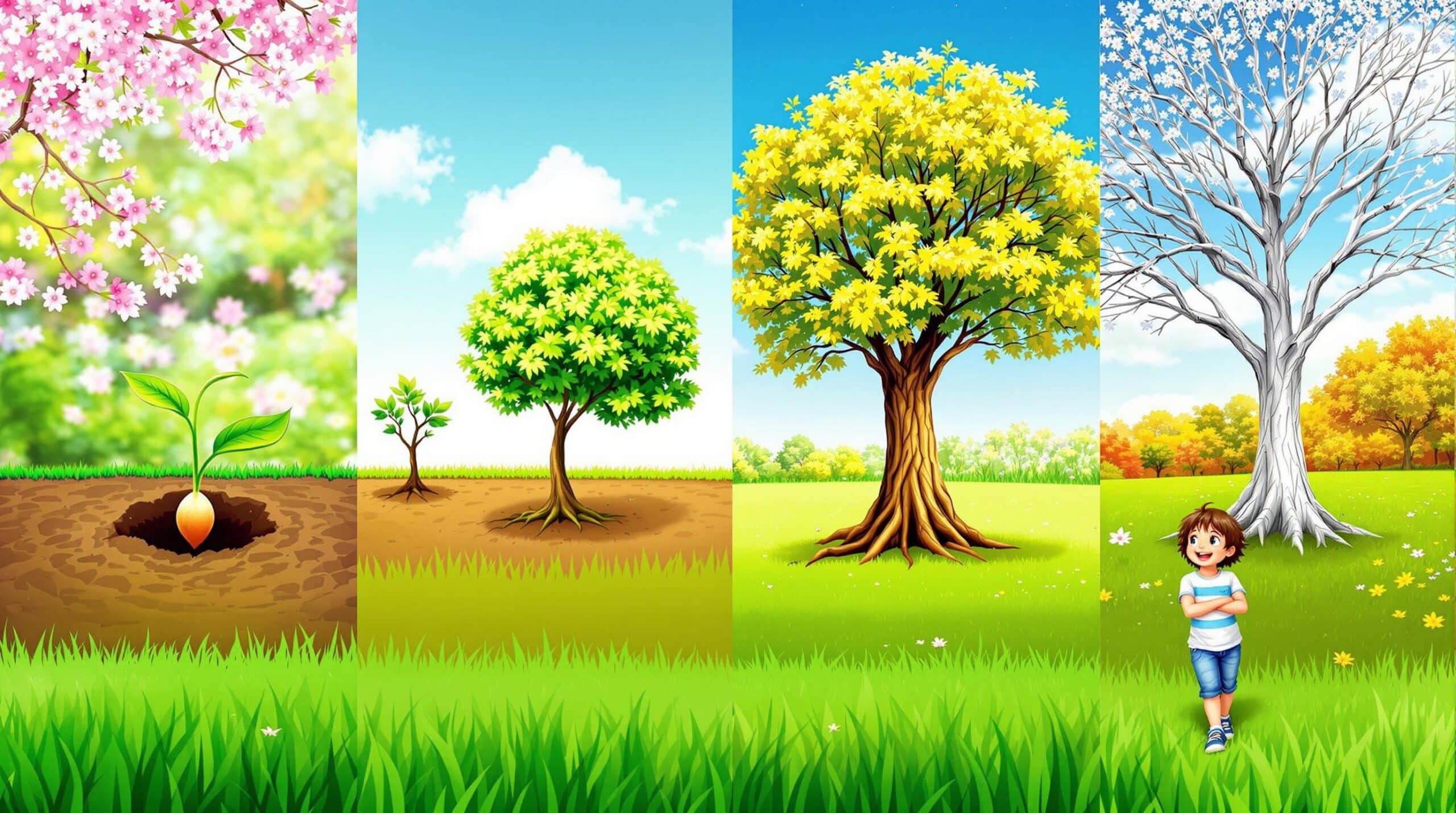 scopri il ciclo di vita di un albero, dal momento in cui germoglia fino a raggiungere la sua piena maturità. esplora le fasi cruciali che trasformano un semplice seme in un maestoso albero, approfondendo la sua crescita, le sfide e l'importanza ecologica.