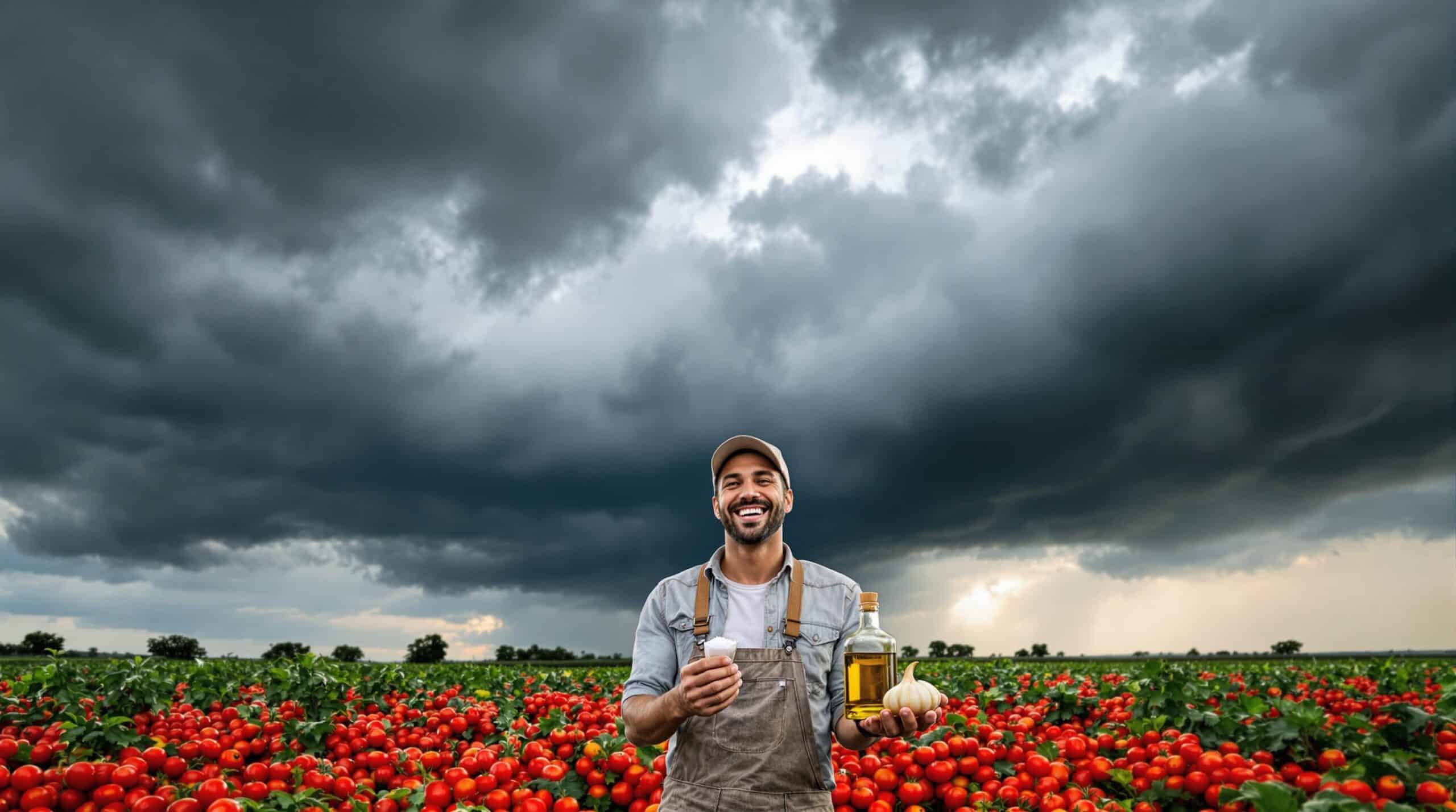scopri come affrontare le previsioni meteo avverse che minacciano le raccolte di pomodori. con soli 3 ingredienti semplici, puoi proteggere le tue piante e garantire un raccolto abbondante. non lasciare che il maltempo rovini i tuoi sforzi in giardino!