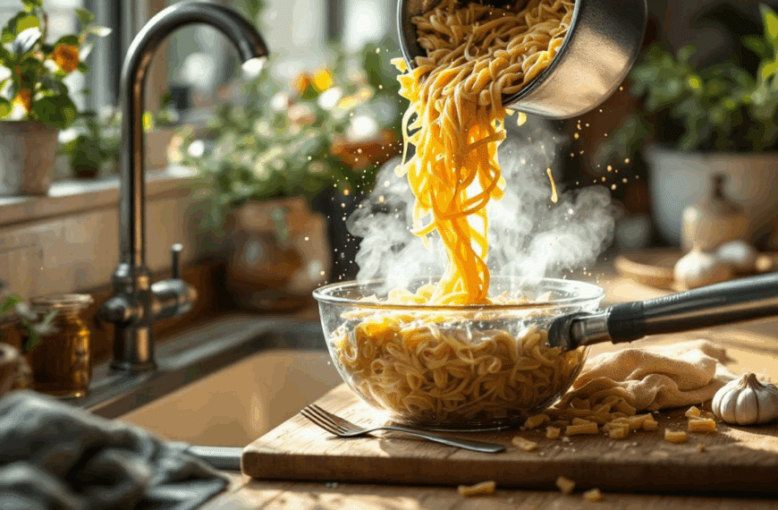 Non buttare l’acqua della pasta