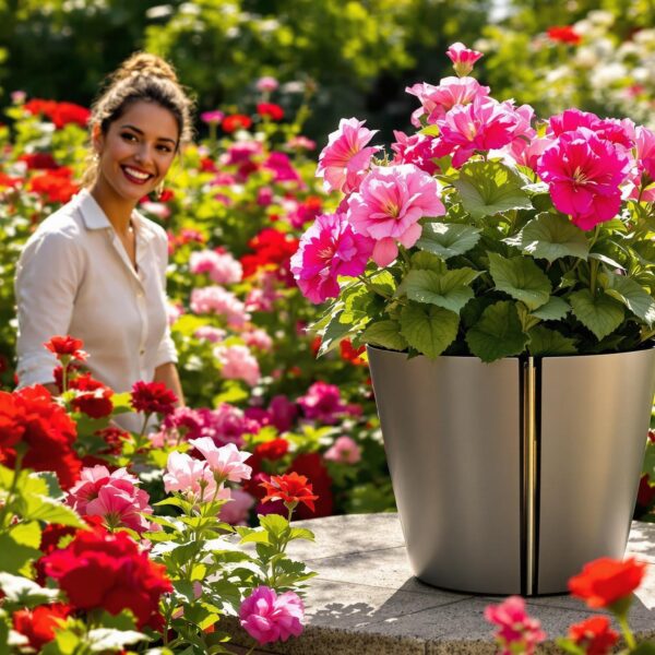 scopri come il nostro contenitore innovativo rivoluziona la cura dei gerani, potenziando la loro fioritura durante l'estate. unisciti a noi per un giardino splendido e rigoglioso!