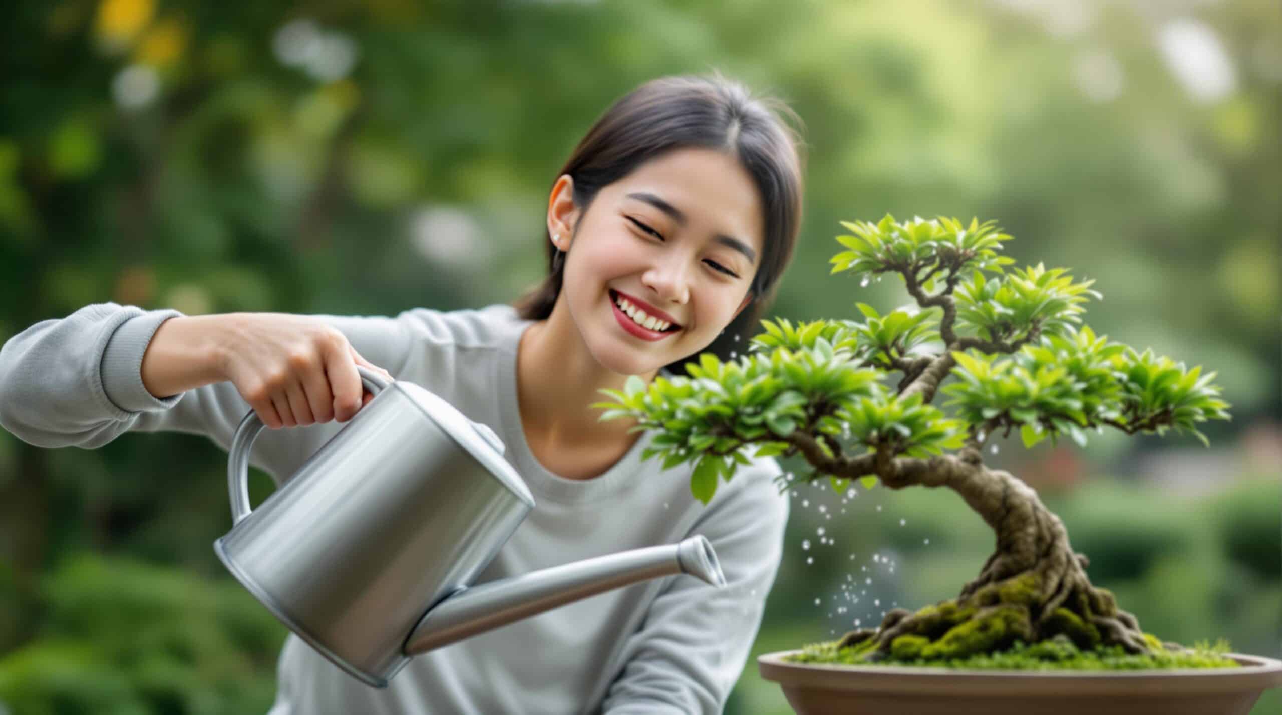 scopri come annaffiare correttamente il bonsai: frequenza ideale, segnali da osservare, errori da evitare e consigli stagionali per mantenerlo sano.