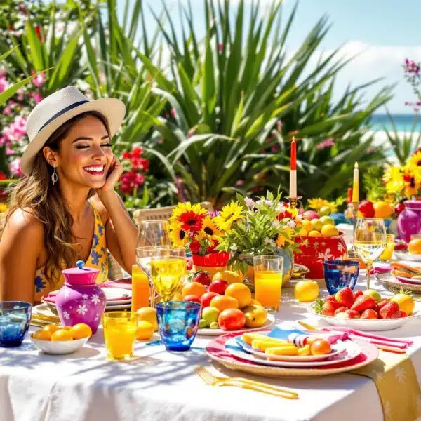 le tavole estive più belle valorizzano un colore speciale: idee di palette, abbinamenti e accessori per apparecchiare con stile pranzi e cene all'aperto.