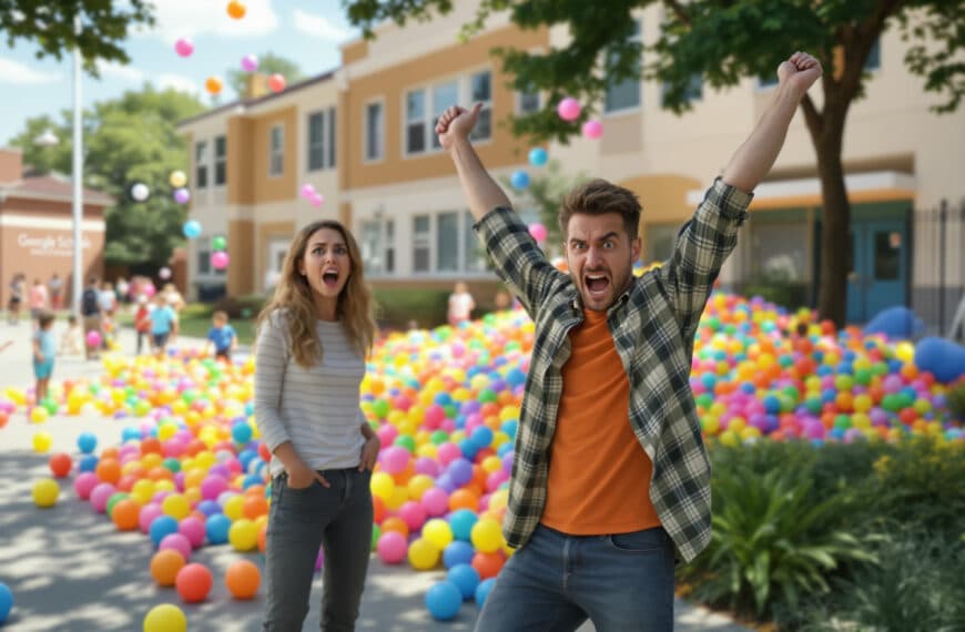 una coppia stanca dei continui palloni provenienti dalla scuola vicina decide di reagire in modo estremo. scopri cosa succede quando la sopportazione ha un limite!