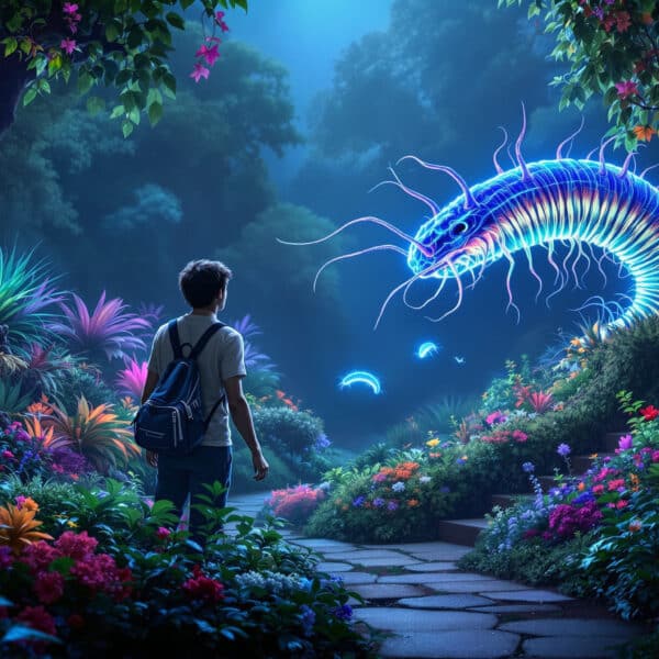 scopri cosa significa la comparsa di una strana larva fluorescente nei giardini: un fenomeno curioso che potrebbe nascondere risvolti negativi per l'ambiente e le tue piante.