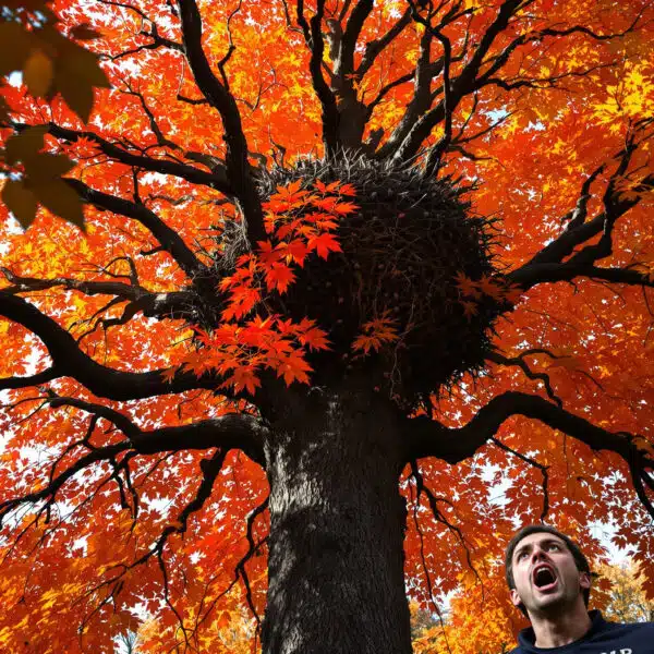 scopri perché in autunno un albero può diventare il rifugio ideale per un insetto dannoso e perché è consigliabile mantenere le distanze per proteggere te e le tue piante.